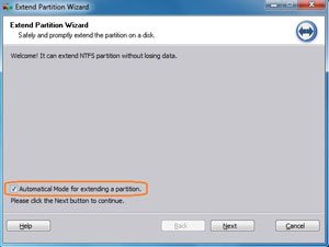 Extend partition mode 2