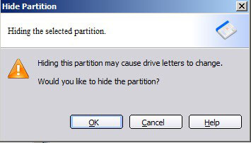 Hide partition
