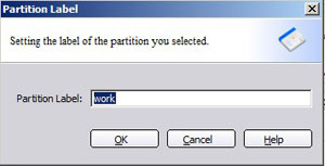 Label partition