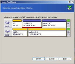 Merge partition