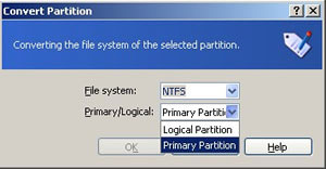 Convertir la partition