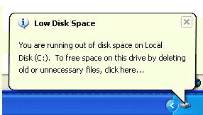 Disk out of space