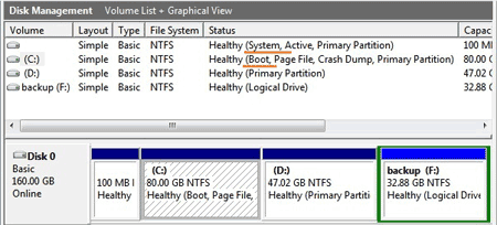 System boot partition