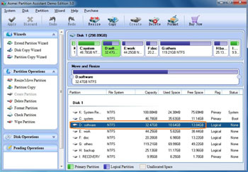 Merge partitions