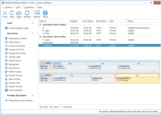 Partition magic server 2008