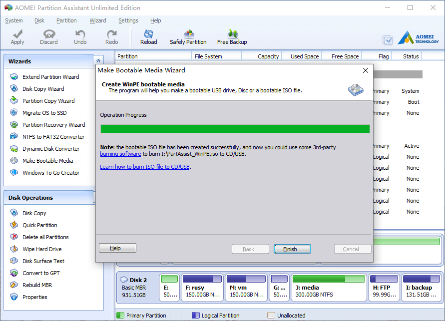 partition magic iso bootable usb