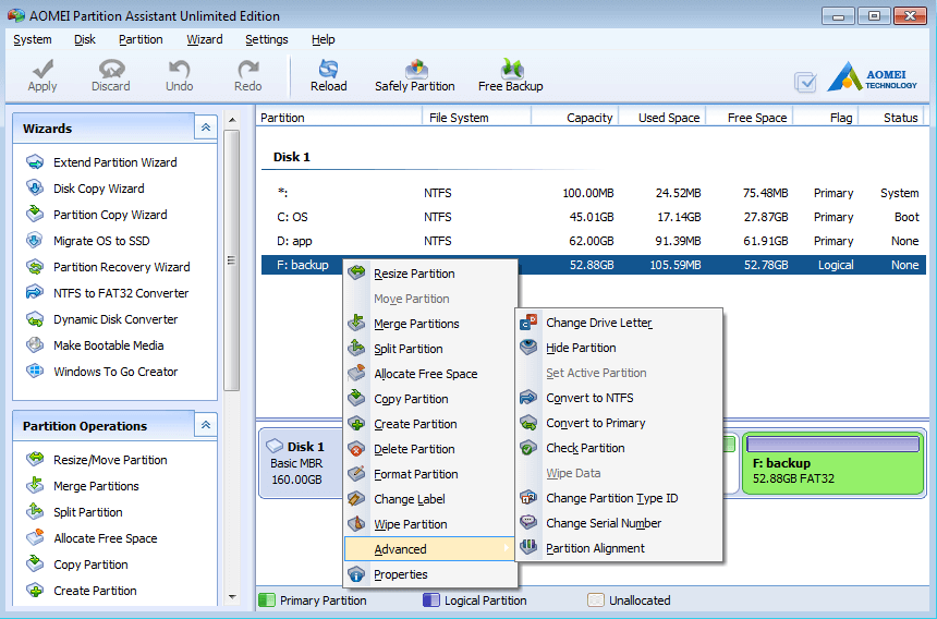 Ntfs Fat Partition 62