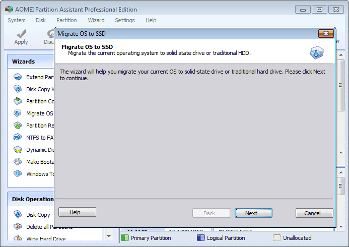 How to migrate OS to SSD drive without reinstalling