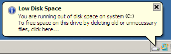 Server 2008 poco espacio en disco