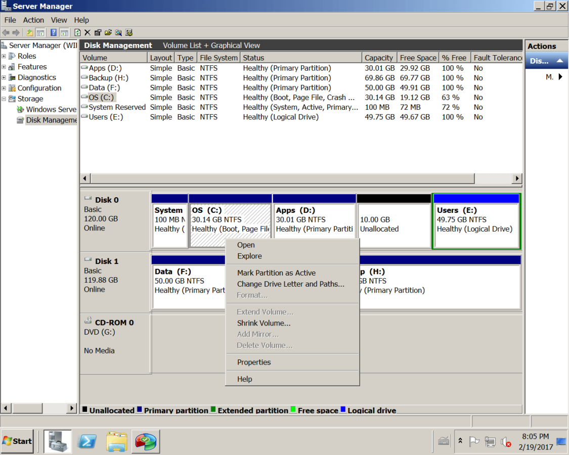 Easy Step To Increase C Drive Partition Size In Windows Server 2008 