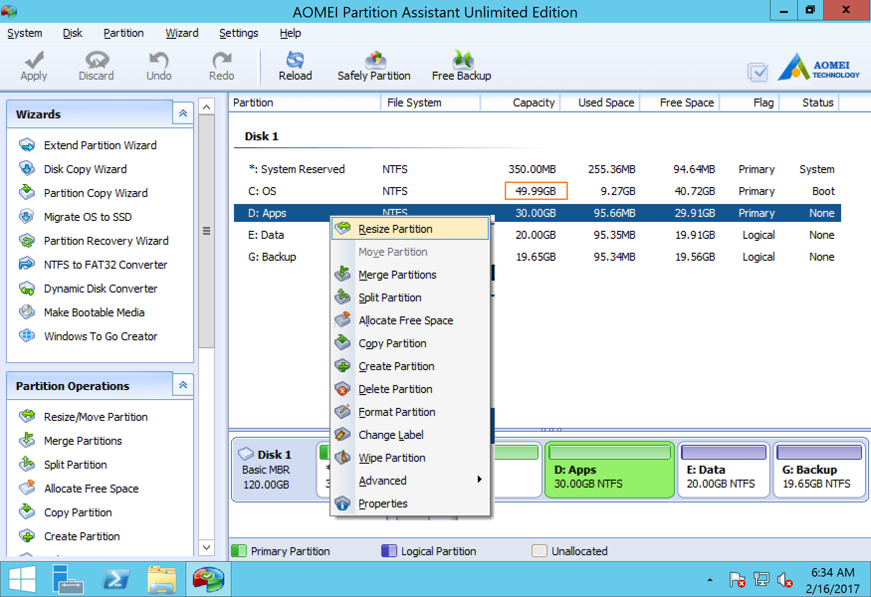 How to resize C drive in Windows Server 2012 (R2) with ease?