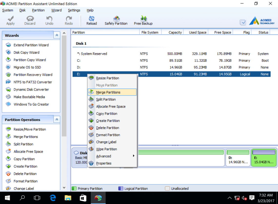 2016 change partition size 12 Partition Magic Server