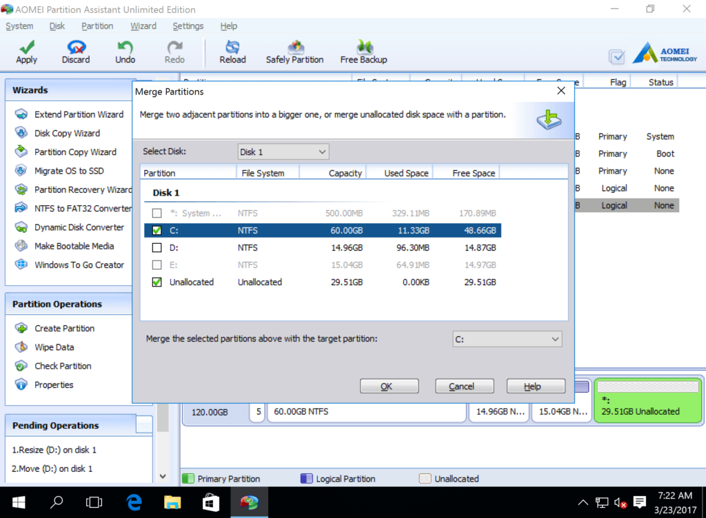 2016 change partition size 8 Partition Magic Server