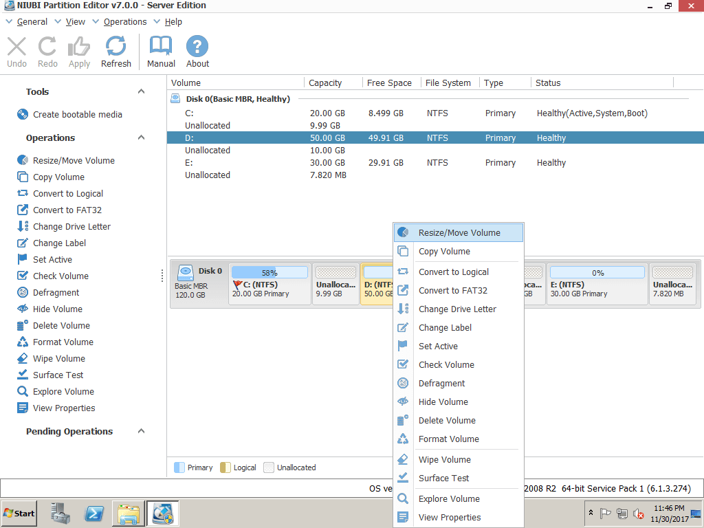 merge partitions windows 10 disk